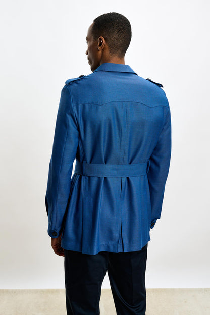 Exmoor Safari Jacket Strong Blue - View 8