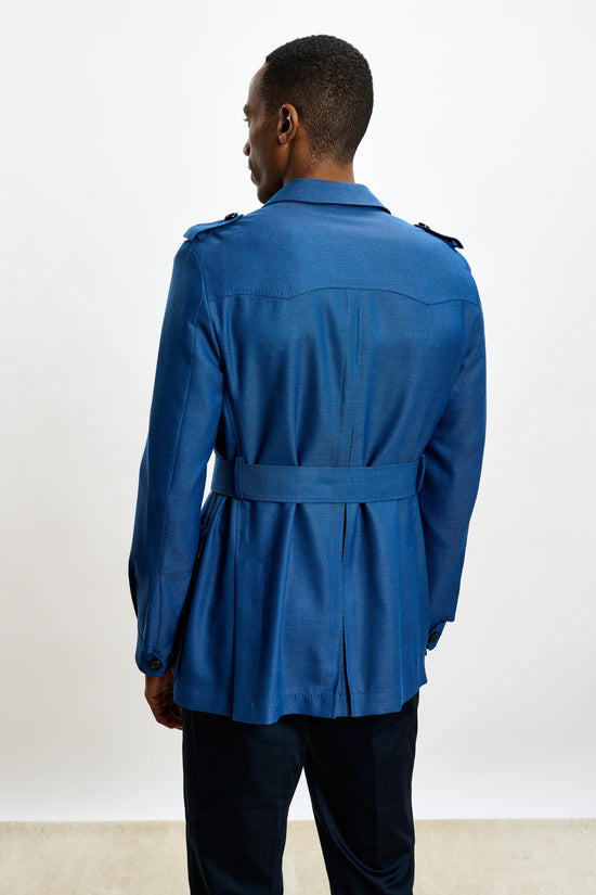 Exmoor Safari Jacket Strong Blue - View 8