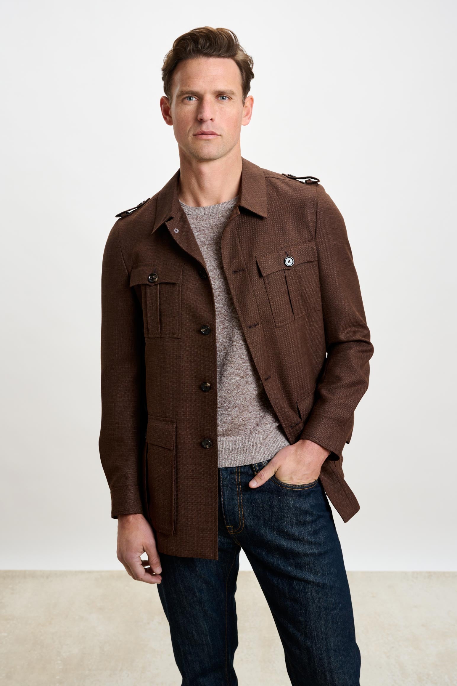 Exmoor Safari Jacket Tobacco – Scabal