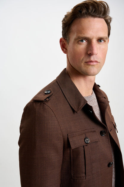 Exmoor Safari Jacket Tobacco - View 4