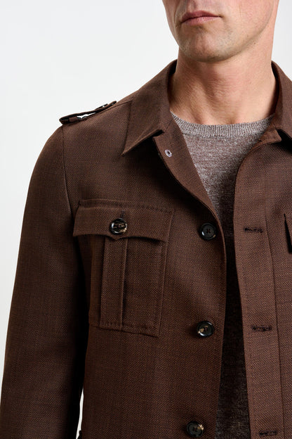 Exmoor Safari Jacket Tobacco - View 6
