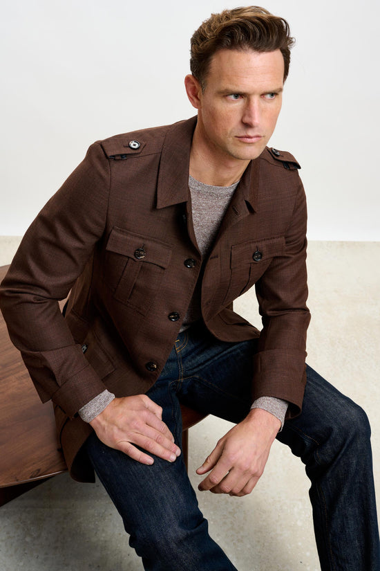 Exmoor Safari Jacket Tobacco - View 10