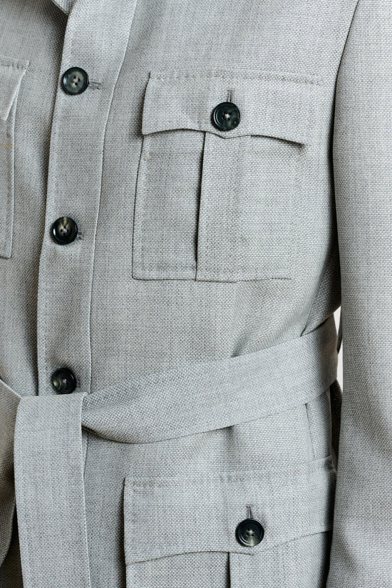 Exmoor Safari Jacket Light Grey - View 2