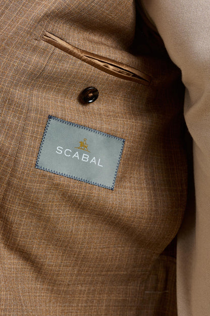 Stanfield Jacket Crossover Check Rust - View 6