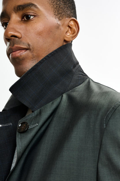 Lomond Reversible Raincoat Green - View 4