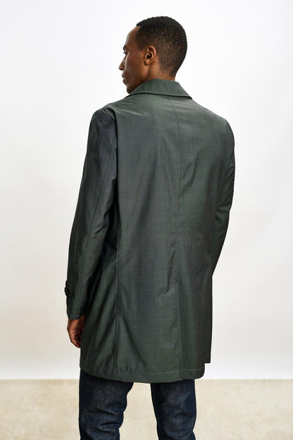 Lomond Reversible Raincoat Green - View 6