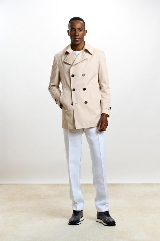 Nelson Cotton Tech Peacoat Beige - View 2