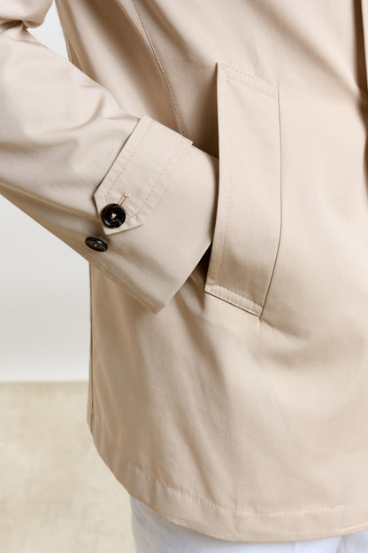 Nelson Cotton Tech Peacoat Beige - View 5