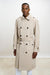 MARLOW COTTON TECH TRENCH COAT BEIGE - View 1