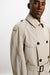 MARLOW COTTON TECH TRENCH COAT BEIGE - View 4