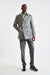 Grey 100% Cashmere Nelson Peacoat Zeus - View 1