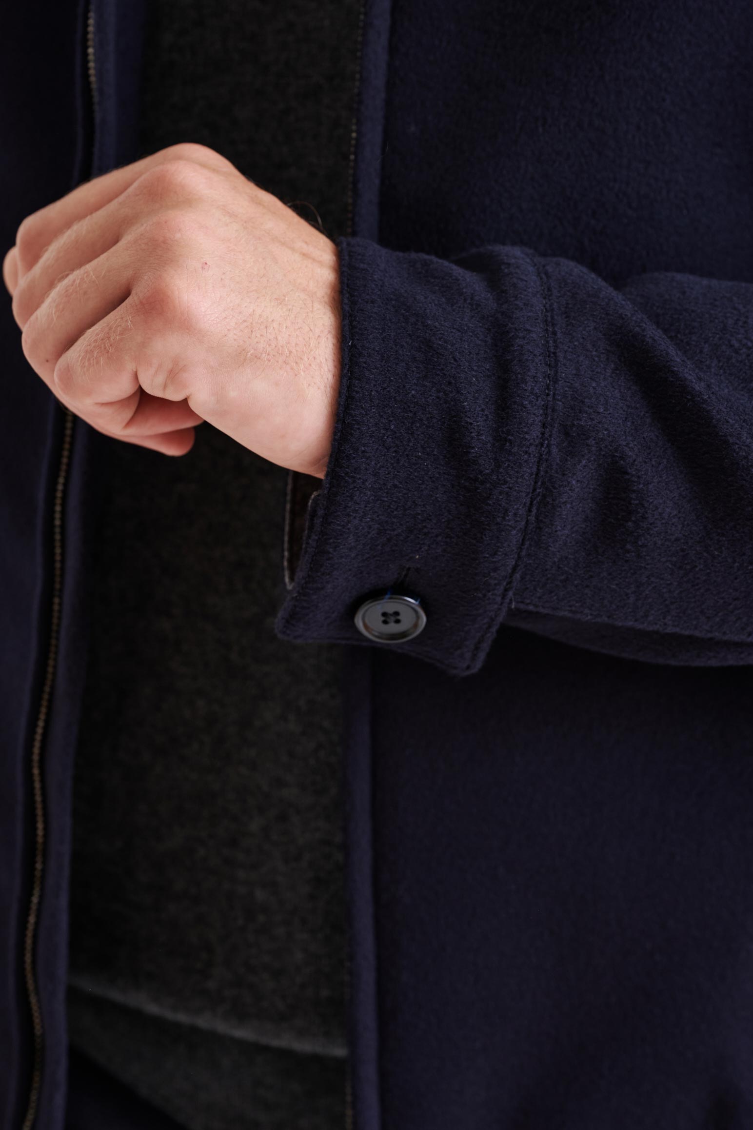 Navy Wool Warwick Jacket Zeus - View 5