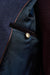 Midnight Blue Wool Warwick Bomber Jacket Zeus - View 7