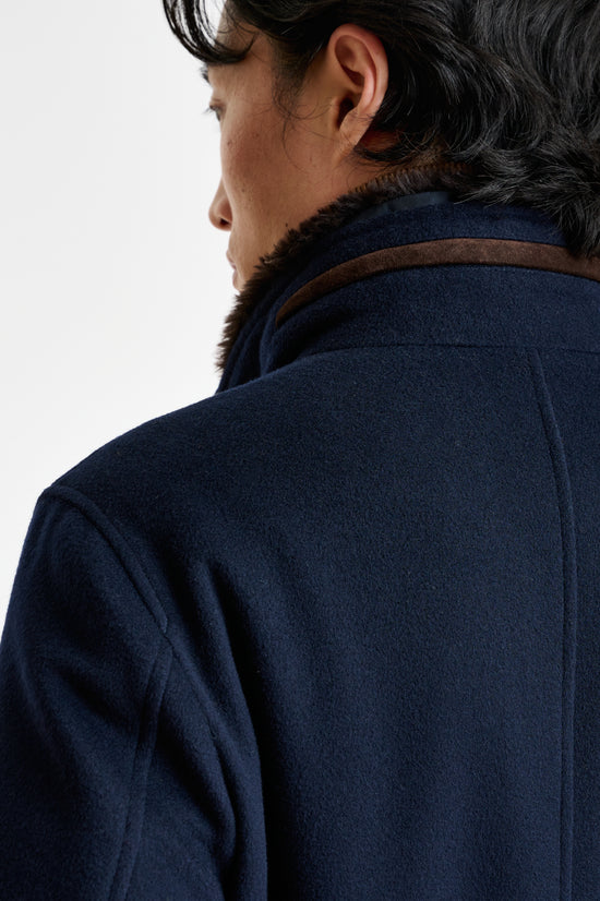 Navy Wool York Field Jacket Zeus - View 5