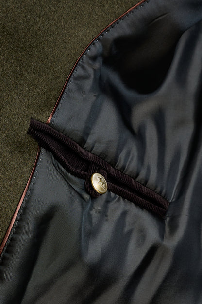 Olive Green wool York Field Jacket Zeus - View 6