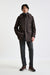 Brown 100% 100% Technical  Wool Flannel Bedford Parka - View 1