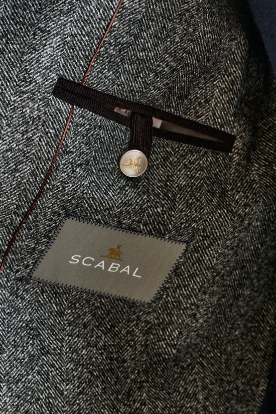 Grey Wool & Cashmere Leeds Coat Zeus - View 6