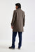 Grey Melange Wool Leeds Coat - View 7