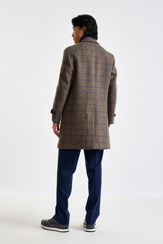 Grey Melange Wool Leeds Coat - View 7