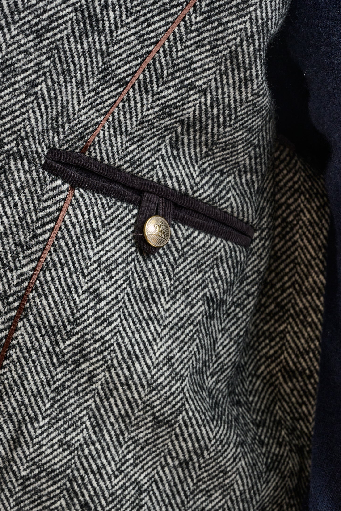 Grey Melange Wool Leeds Coat - View 6