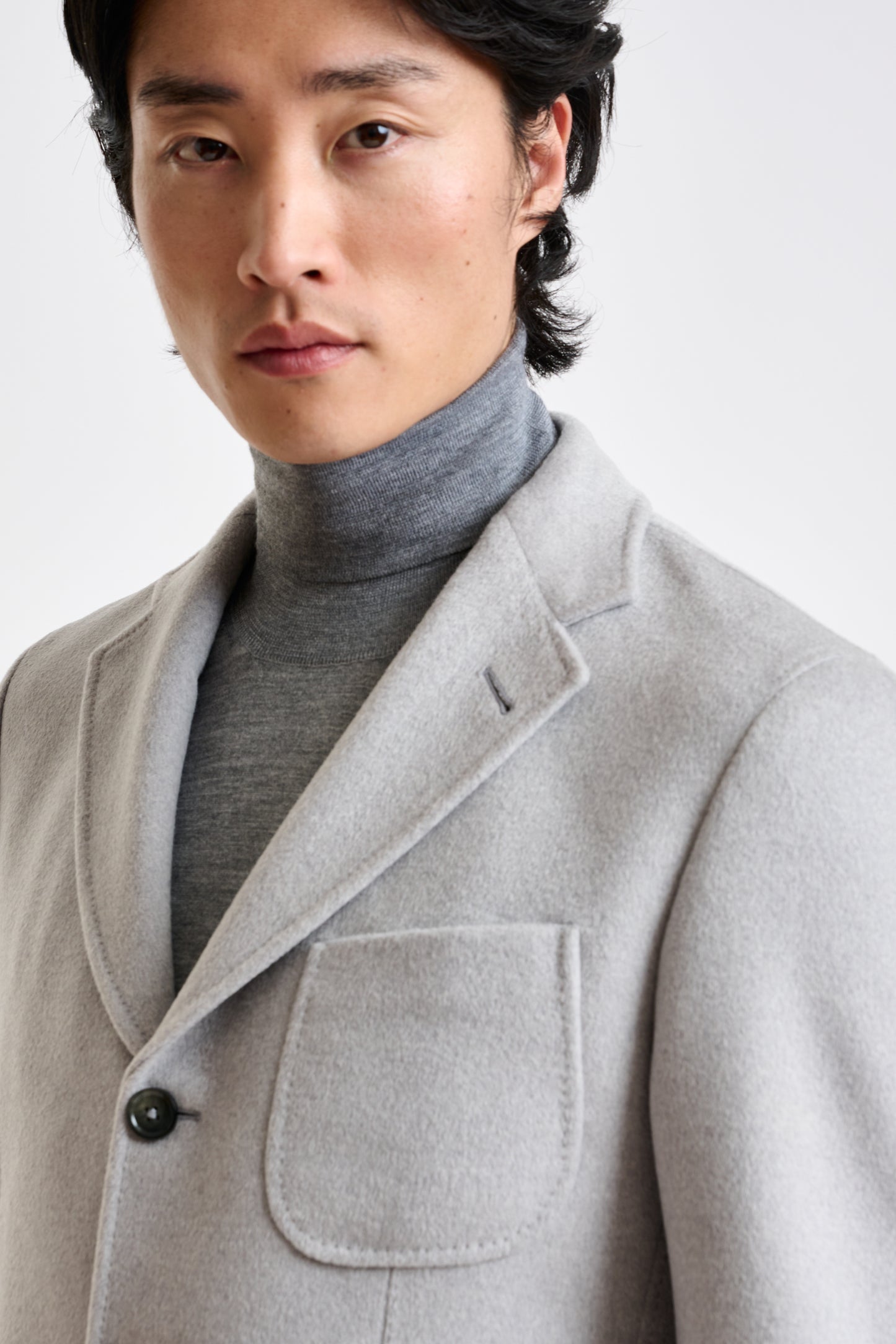 Grey Wool Penrith Jacket Zeus - View 3