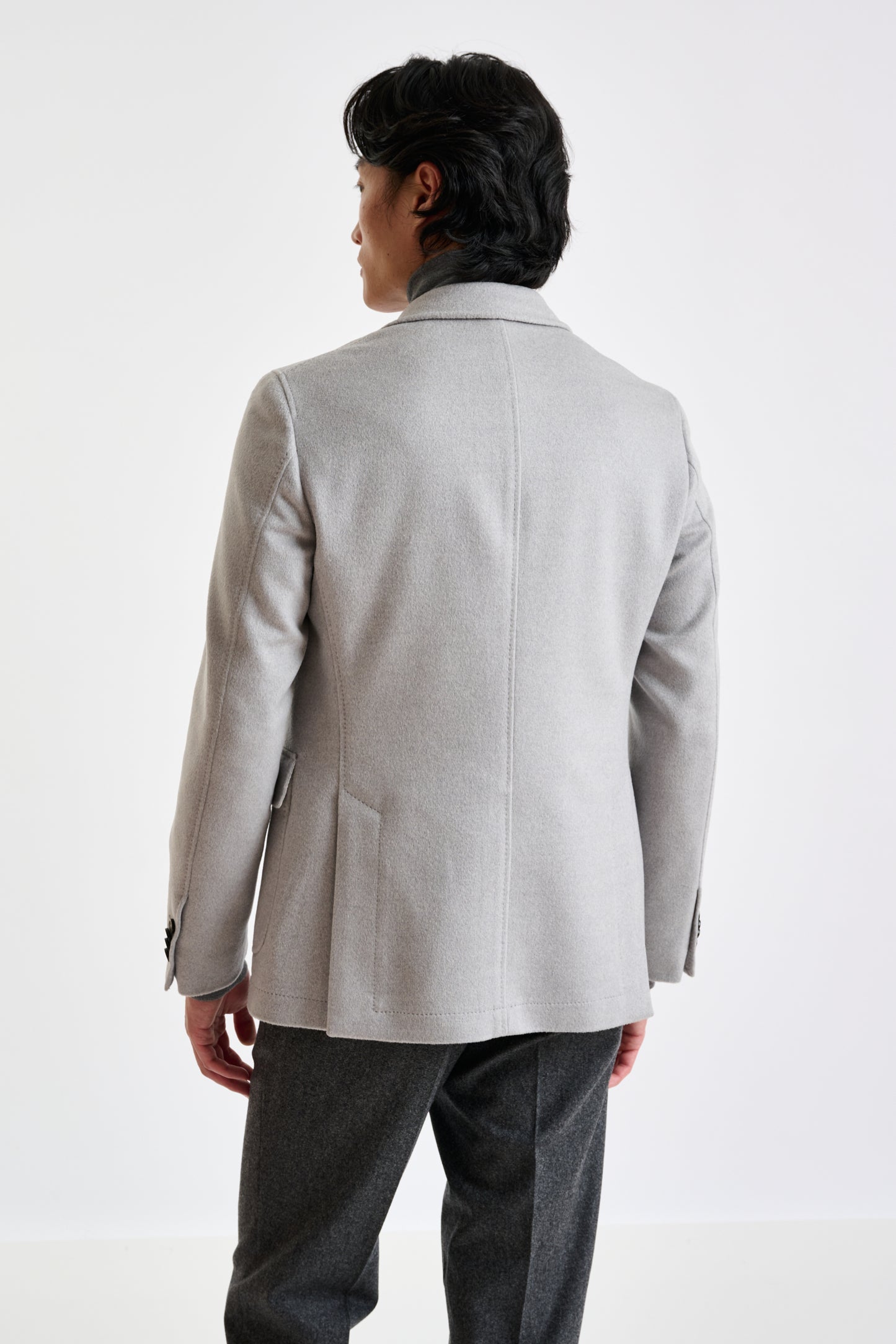 Grey Wool Penrith Jacket Zeus - View 8