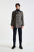 Check Grey Wool Nelson Peacoat - View 1