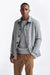 Dark Grey Wool Twill Membrane Troy Jacket - View One