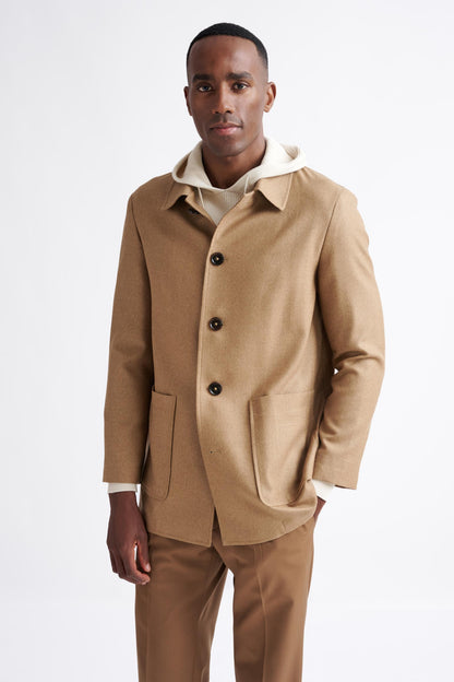Camel Wool Harmony Troy Jacket - View One