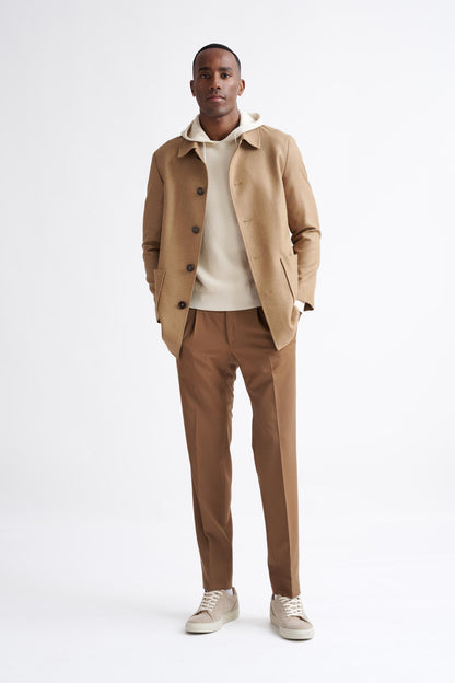 Camel Wool Harmony Troy Jacket - View Two