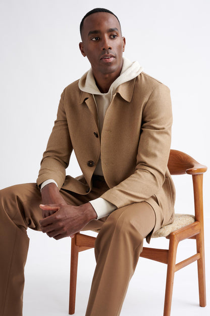Camel Wool Harmony Troy Jacket - View Three
