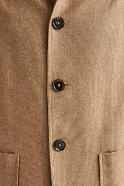 Camel Wool Harmony Troy Jacket - View Four