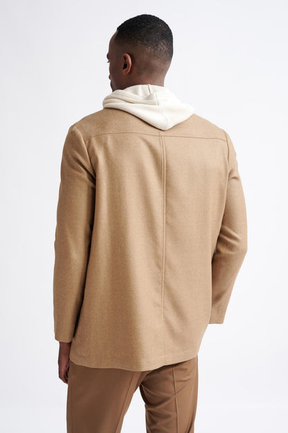 Camel Wool Harmony Troy Jacket - View Six