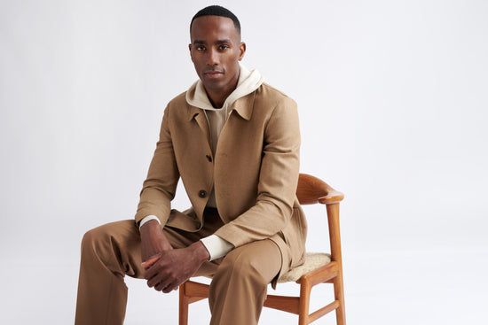 Camel Wool Harmony Troy Jacket - View Seven