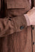 Brown Pure Linen Plymouth Shirt Jacket - View Four