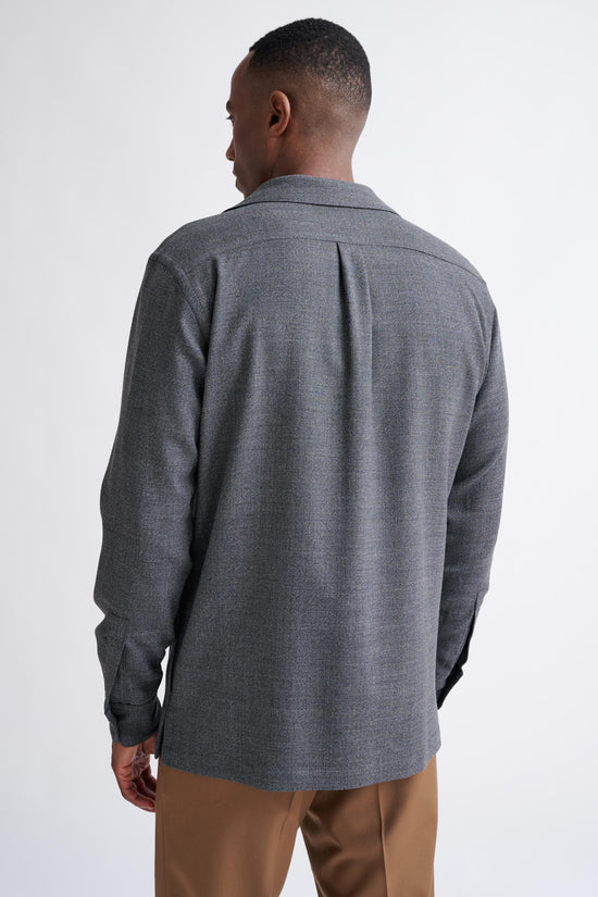 Grey Wool Plymouth Shirt Jacket Connect - View Seven