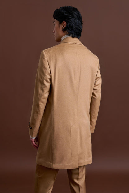 100% Vicuna Unlined soft Leeds Overcoat - View 6