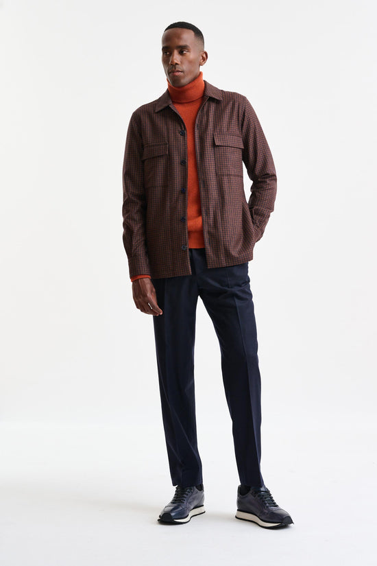 Medium Brown Wool Plymouth Shirt Jacket Trend - Image 2