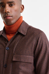 Medium Brown Wool Plymouth Shirt Jacket Trend - Image 3