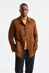 Medium Brown 100% Cashmere Troy Overcoat St. Moritz - Image 1