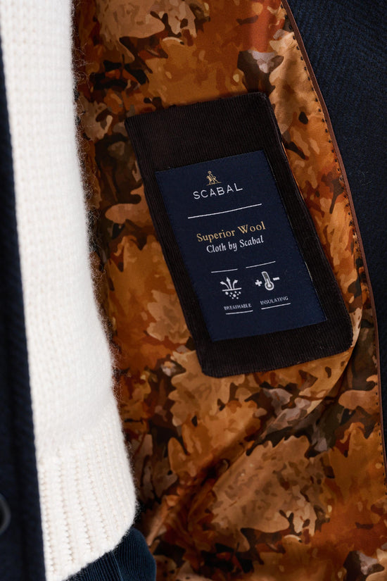 Dark Blue 100% Wool Troy Jacket Zeus - Image 5