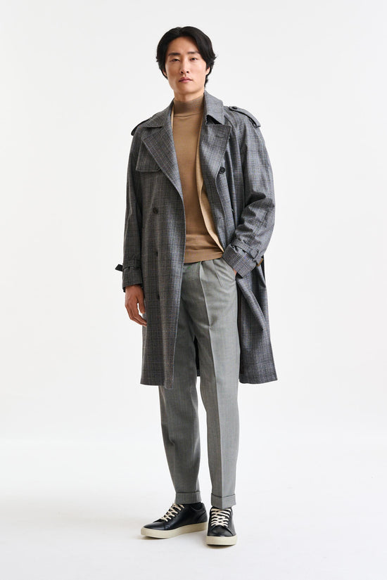 Black & White Wool Marlow Tech Jacket Hybrid - Image 1