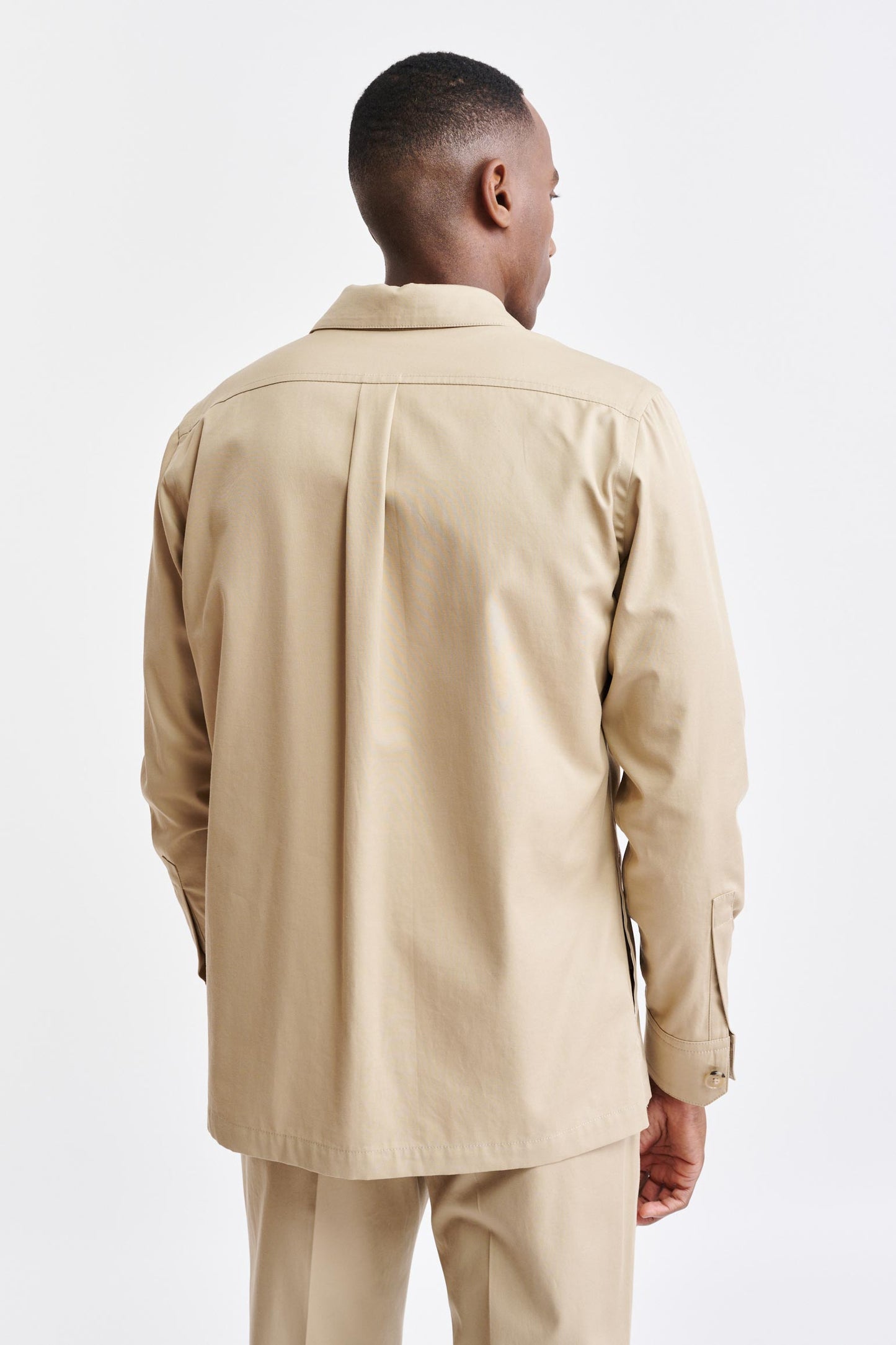 Chaqueta De Algodón Marrón Claro Plymouth Cashmere Cotton