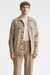 Hellkariert, beige, 100 % Wolle, Plymouth-Overshirt „Mistral“