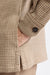 Hellkariert, beige, 100 % Wolle, Plymouth-Overshirt „Mistral“