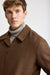 Medium Brown 100% Wool Warwick Bomber Jacket Mistral