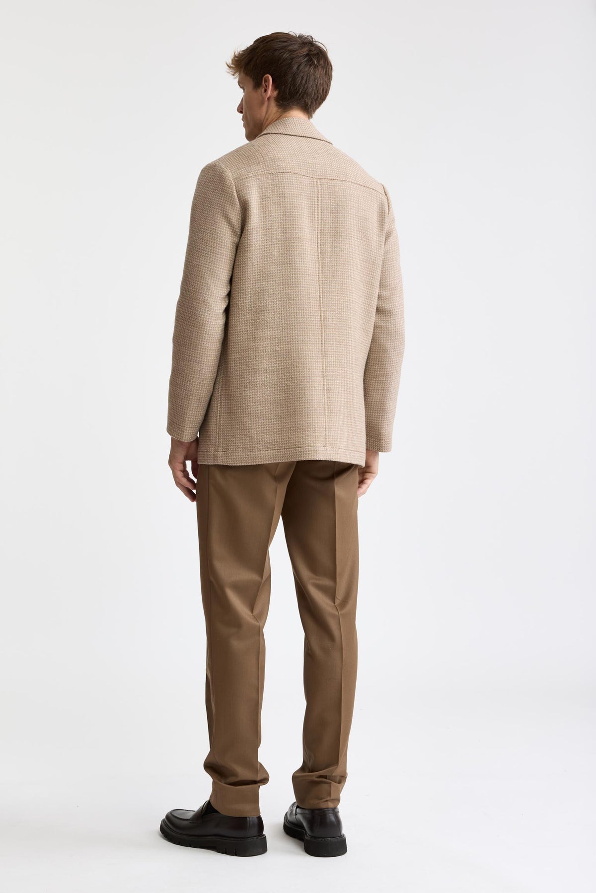 Hellbeige, 100 % Wolle, Troy-Jacke, Mistral