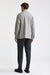 Sobrecamisa «Plymouth» de lana y cachemira con estampado de cuadros claros en gris, de Mistral