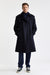 Dunkelblauer Trenchcoat aus 100 % Wolle „Marlow Zeus“