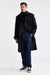 Dunkelblauer Trenchcoat aus 100 % Wolle „Marlow Zeus“